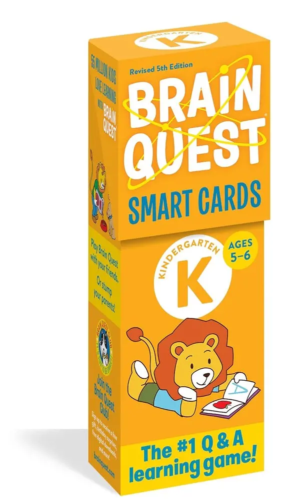 Brain Quest Smart Cards: Kindergarten Set – Revised 5Th Edition School-Readiness Flashcards Isbn 9781523517251 1