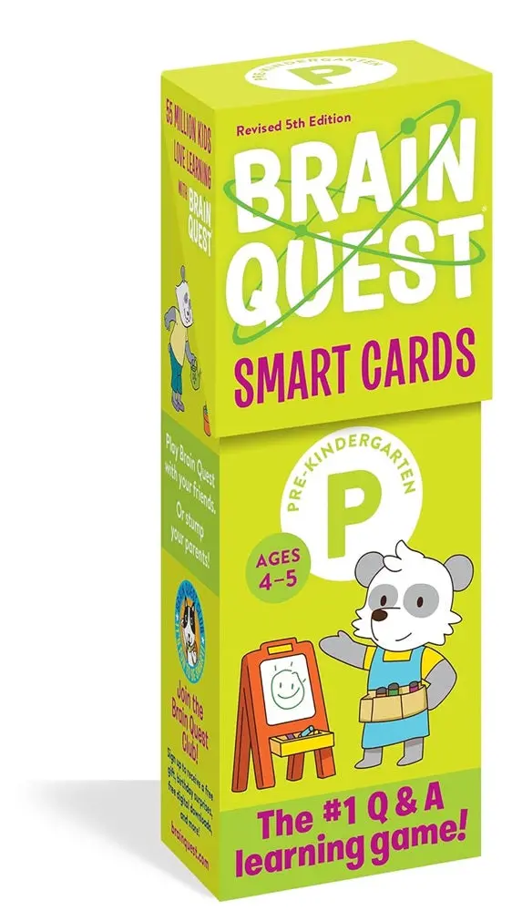 Brain Quest Smart Cards: Pre-Kindergarten Set – Revised 5Th Edition Early Learning Tools Isbn 9781523517244 1