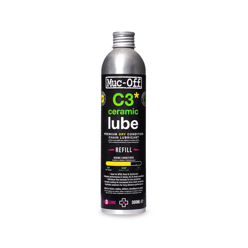C3 Dry Ceramic Lube – 300Ml Low-Drag, Dust-Resistant Formula 1