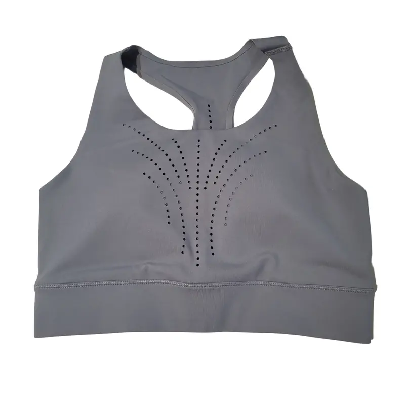 Calia Blue Gray Cutout Racerback Sports Bra – Size M 1