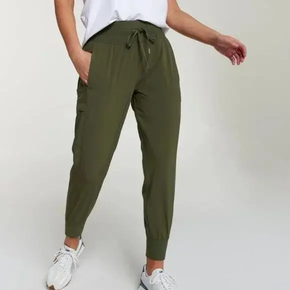 Calia By Carole Little Deep Green Cargo Joggers – Size Xs 1