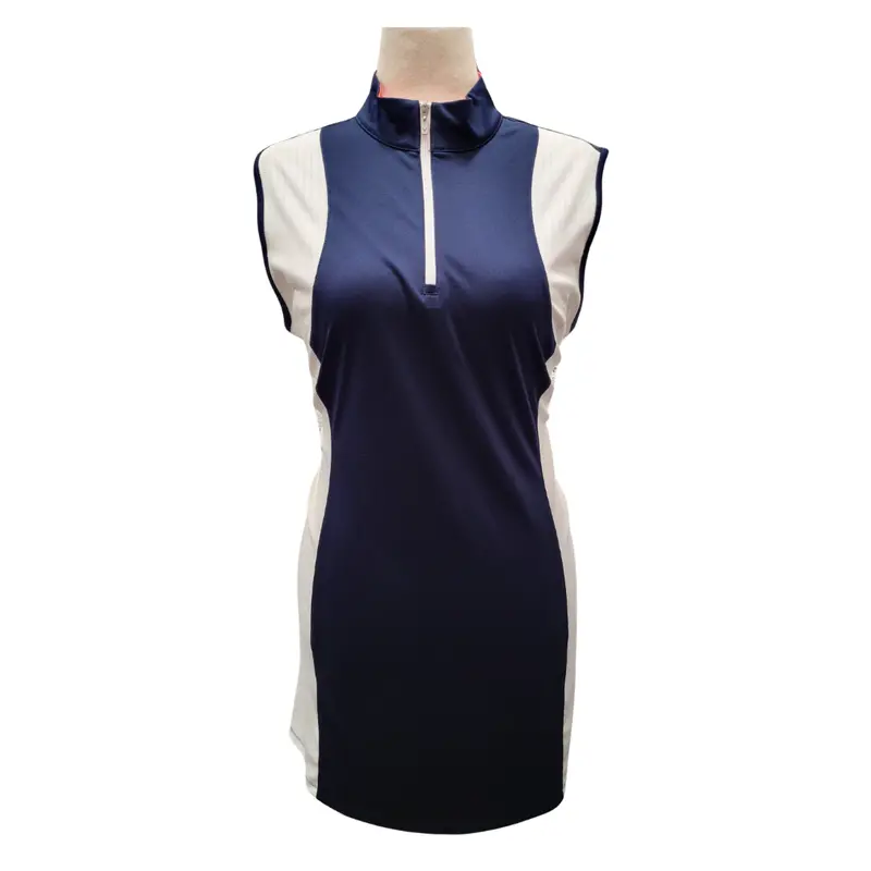 Callaway Navy & White Colorblock Women'S Golf Dress – Xl 1