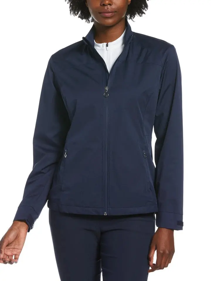 Callaway Women'S Navy Wind-Resistant Golf Jacket – Logo Detail, M 1