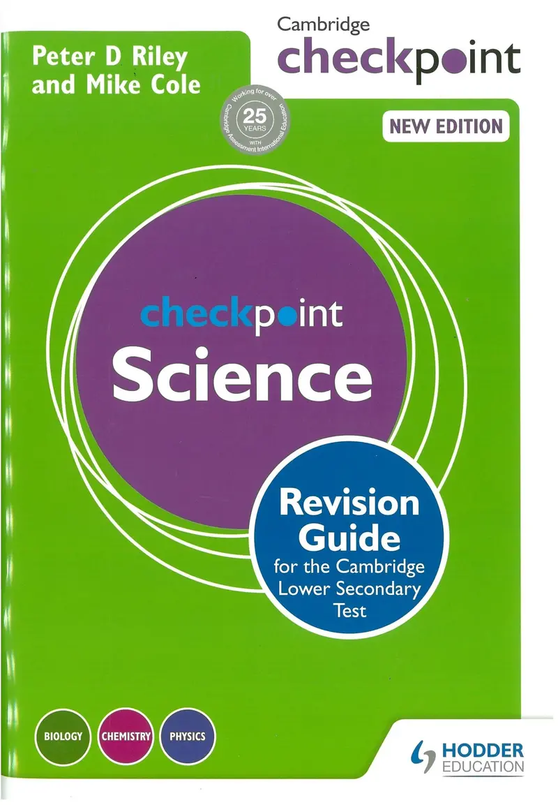 Cambridge Checkpoint Science Revision Guide: Secondary 1 Test Preparation (Isbn 9781444180732) 1