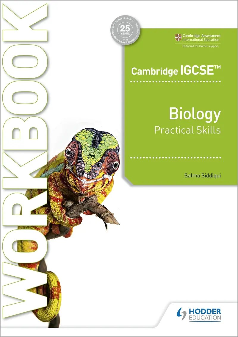 Cambridge Igcse Biology Practical Skills Workbook – Siddiqui | 9781398310469 1