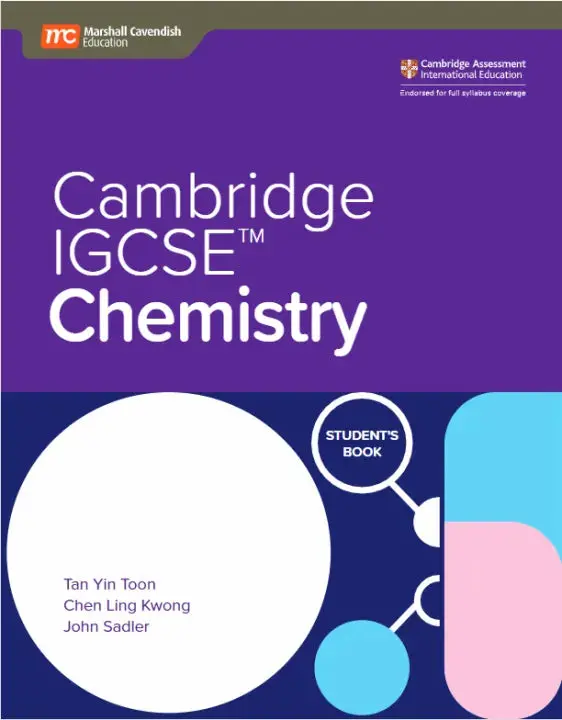 Cambridge Igcse Chemistry Student’S Book – Tan Yin Toon (Marshall Cavendish Education) 1