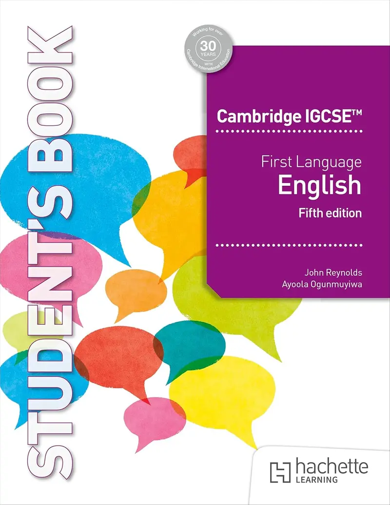 Cambridge Igcse First Language English, Fifth Edition – John Reynolds | Hodder Education Isbn 9781036010768 1
