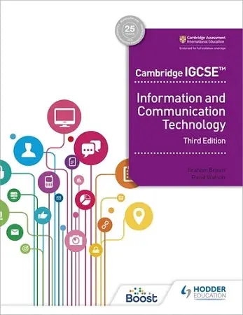 Cambridge Igcse Ict Textbook, 3Rd Edition – Watson | Hodder Education Isbn 9781398318540 1