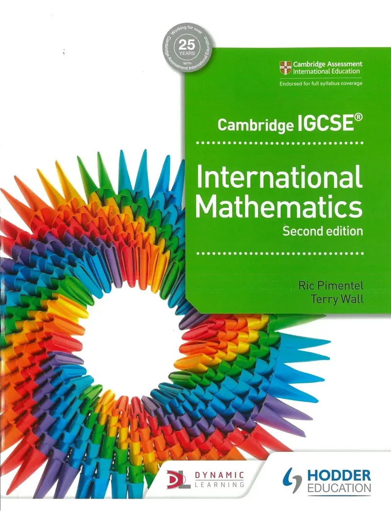 Cambridge Igcse International Mathematics – Second Edition By Ric Pimentel (Isbn 9781510421400) 1