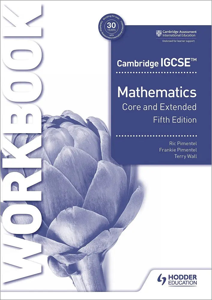 Cambridge Igcse Mathematics Core & Extended Workbook – Pimentel | 9781398373921 1