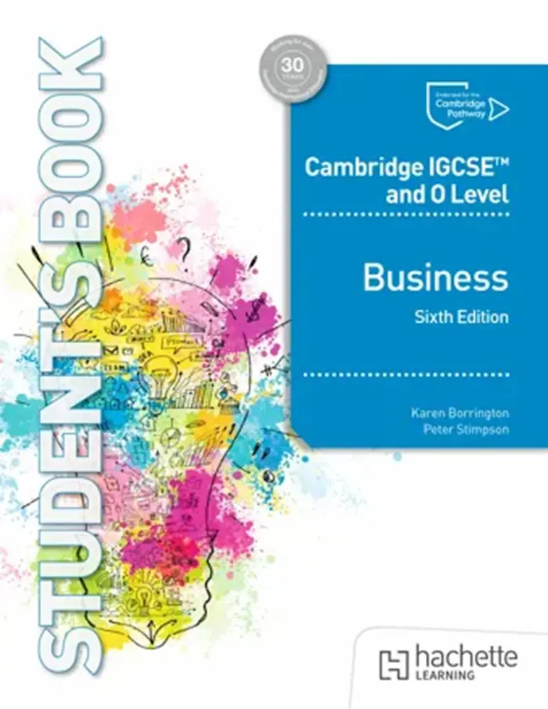 Cambridge Igcse & O Level Business Studies (6Th Ed.) | Hodder Education | Isbn 9781036010645 1