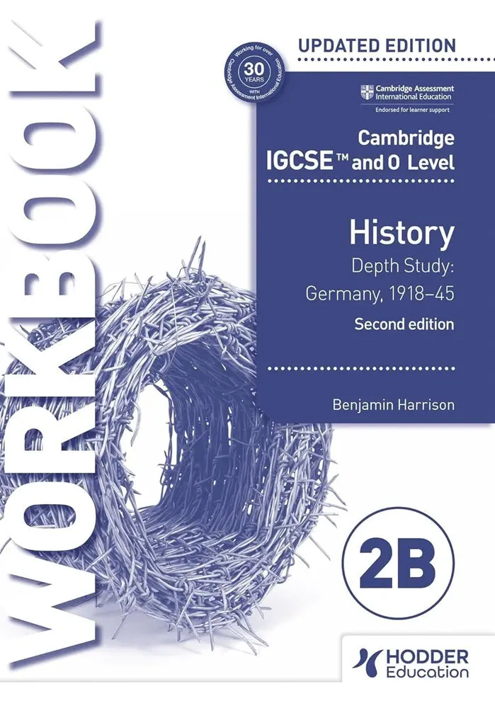 Cambridge Igcse & O Level History Workbook 2B: Depth Study – Germany, 1918–1945 1