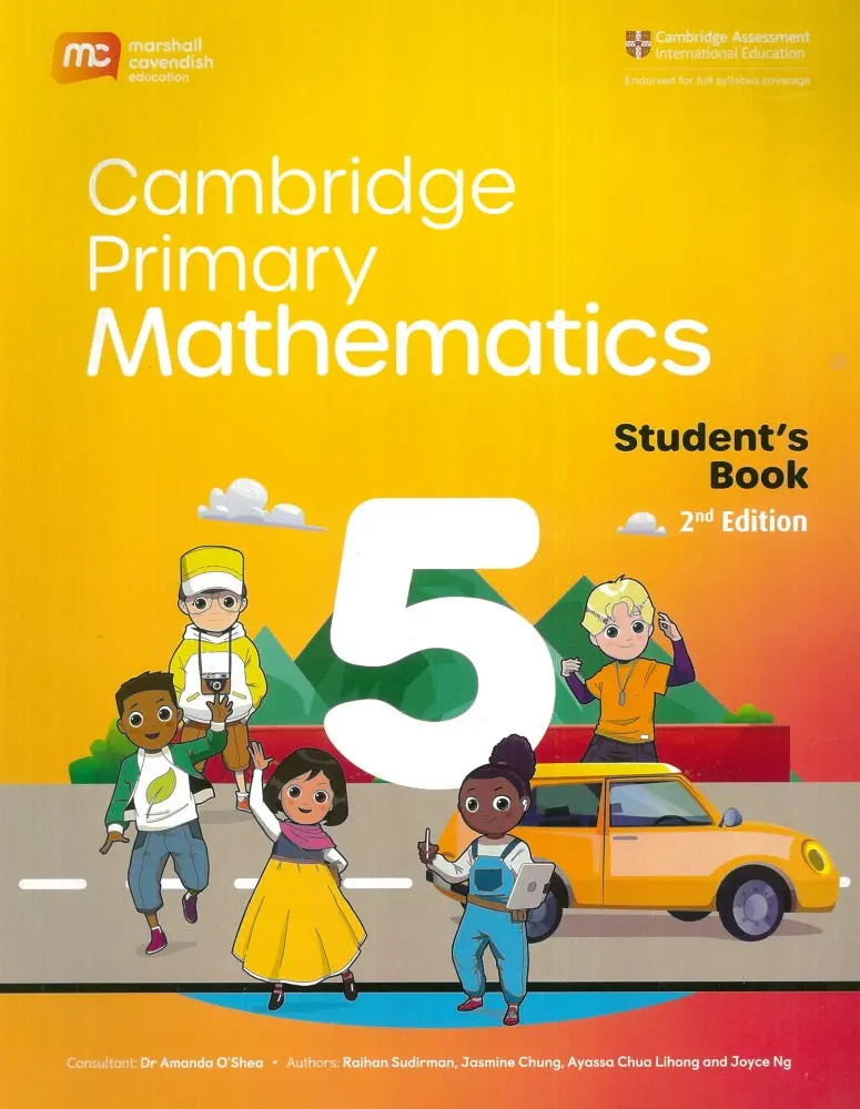Cambridge Primary Mathematics Stage 5 Student Book – 2Nd Edition – Isbn 9789814911900 – Marshall Cavendish 1