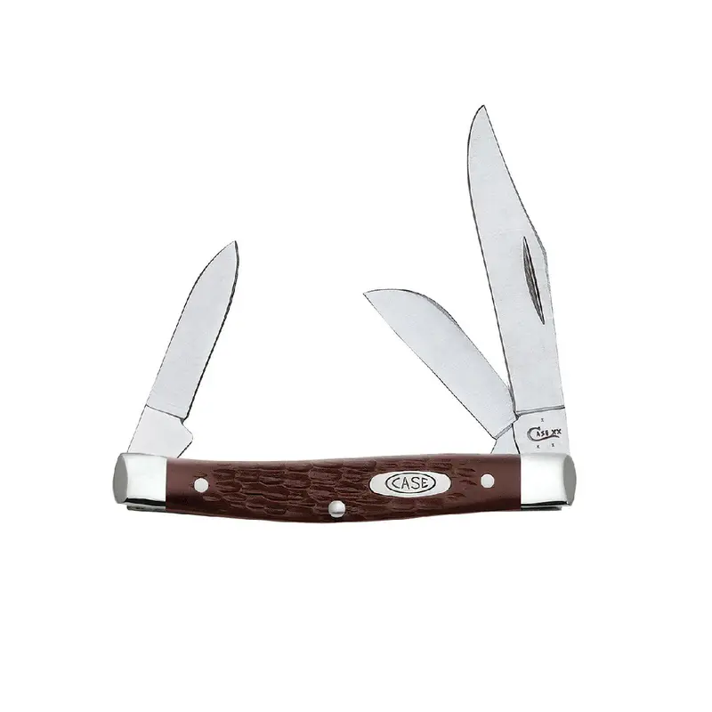 Case Knives Brown Synthetic Medium Stockman 1