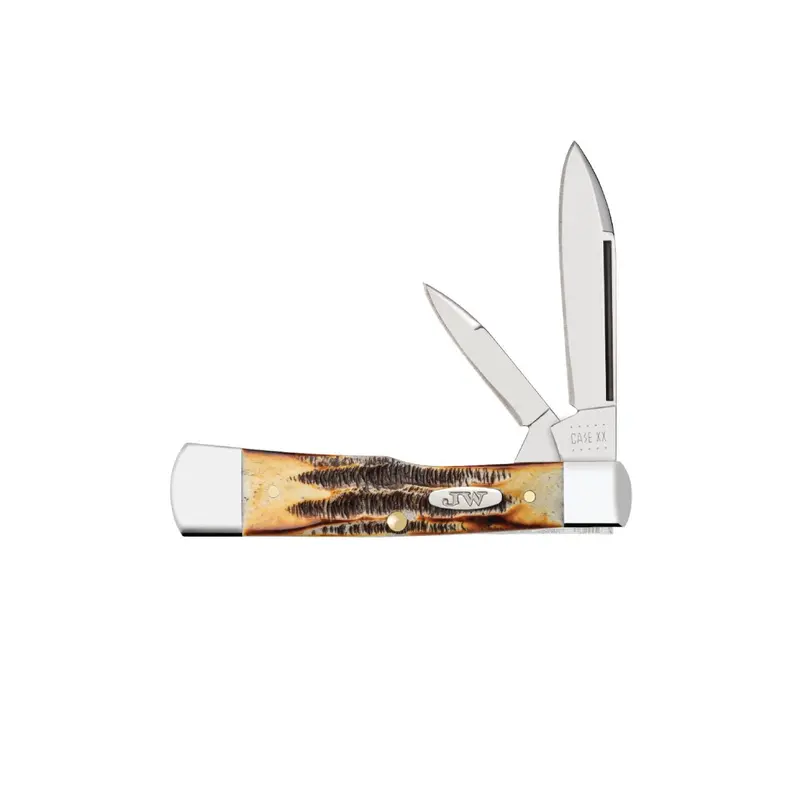 Case Knives John Wayne Bonestag Gunstock Knife (6.5") 1
