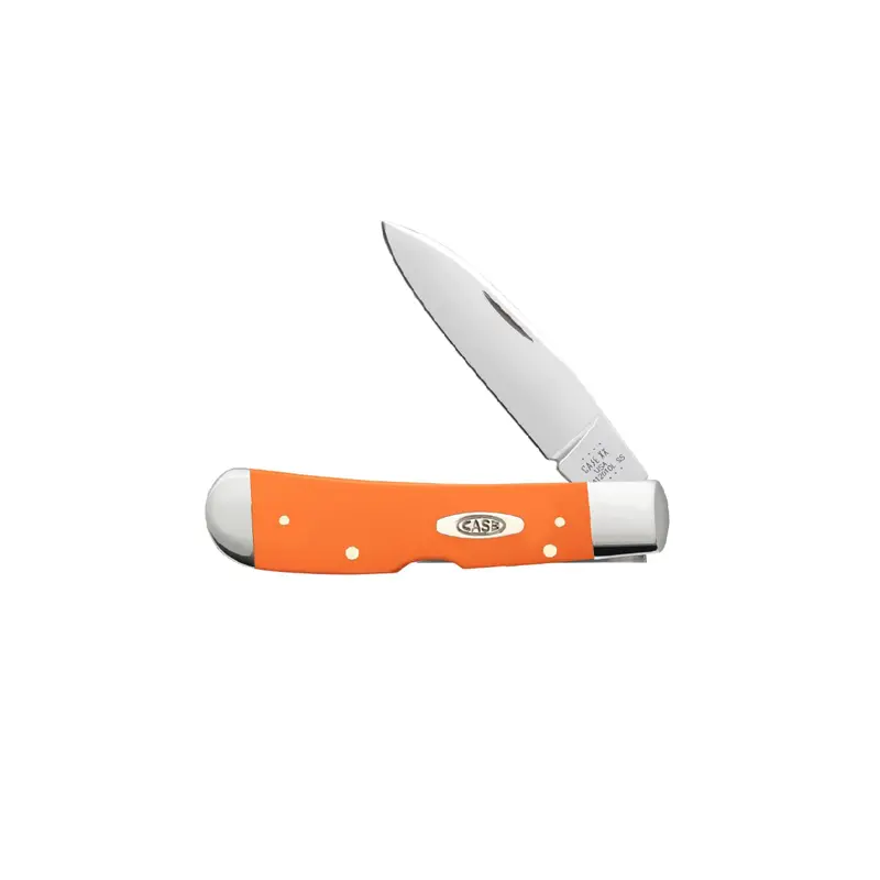 Case Knives Orange Synthetic Tribal Lock Knife 1