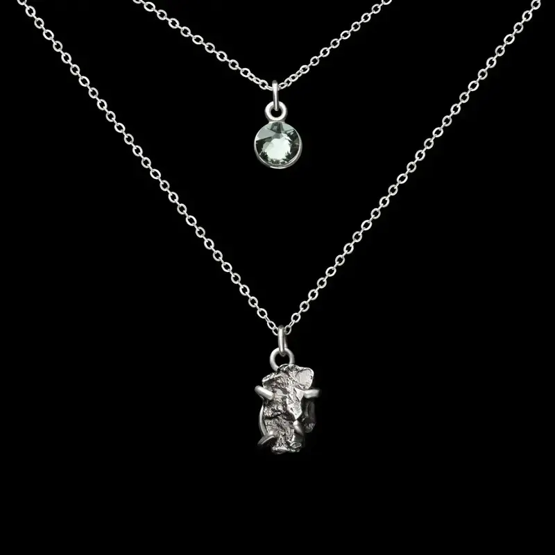 Celestial Moon And Star Pendant Necklace 1