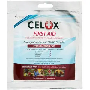 Celox Large Hemostatic Gauze Pad – 8" X 8" Clotting Dressing 1