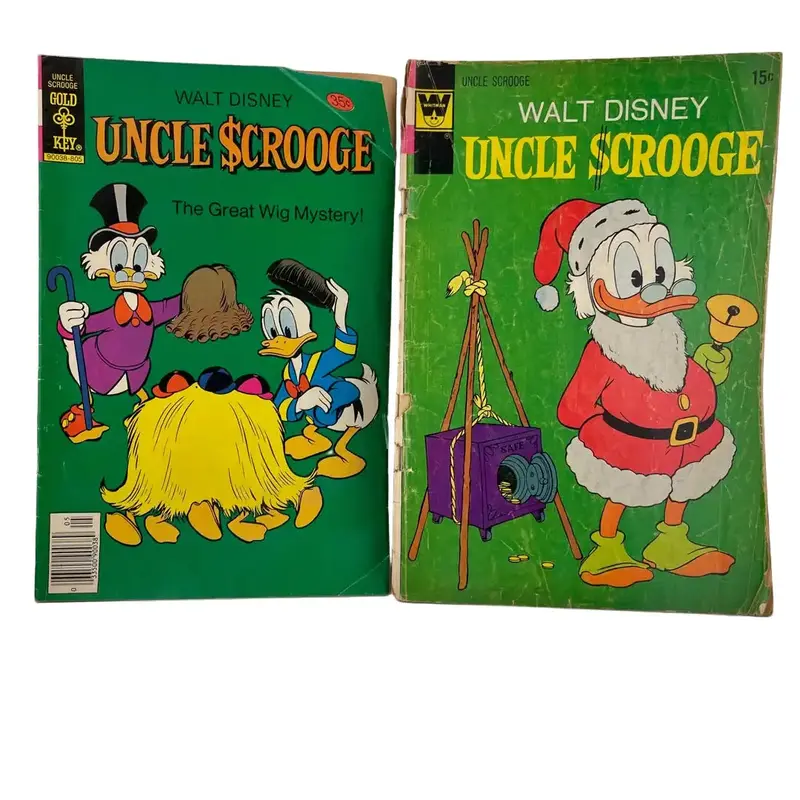 Classic Disney Comics Pair: Two Uncle Scrooge Issues — #152 (1978) And #96 (1971) 1