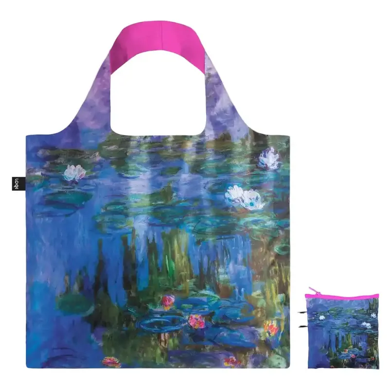 Claude Monet Water Lilies Recycled Tote Bag – Art-Inspired Sustainable Carrier 1