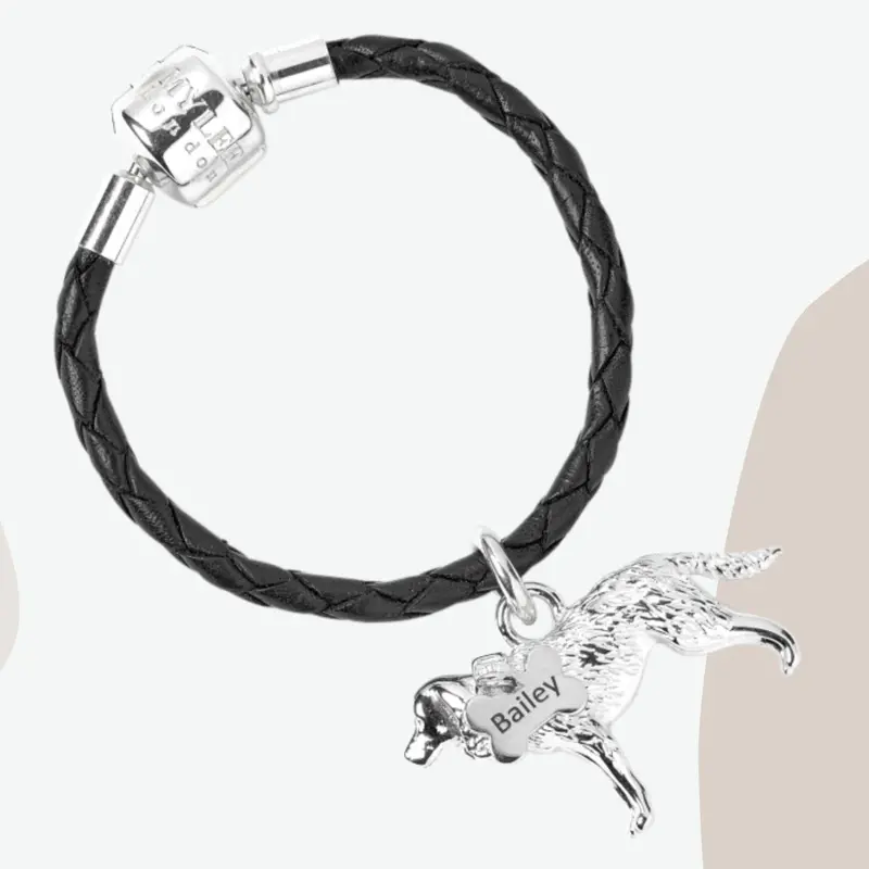 Cocker Spaniel Silver Keyring 1