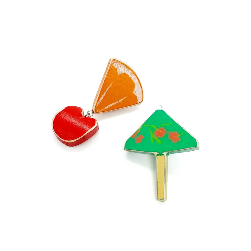 Cocktail-Inspired 'Sex On The Beach' Statement Earrings 1