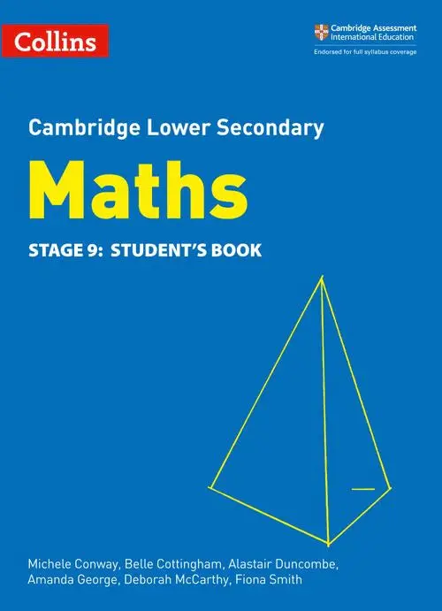 Collins Cambridge Lower Secondary Maths Stage 9 Student Book – Curriculum-Aligned Resource 1