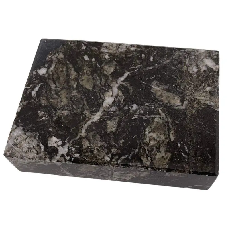 Compact Black Marble Stand – Small Display Base For Statues Or Awards, 3.4" × 2.5" × 0.7" 1