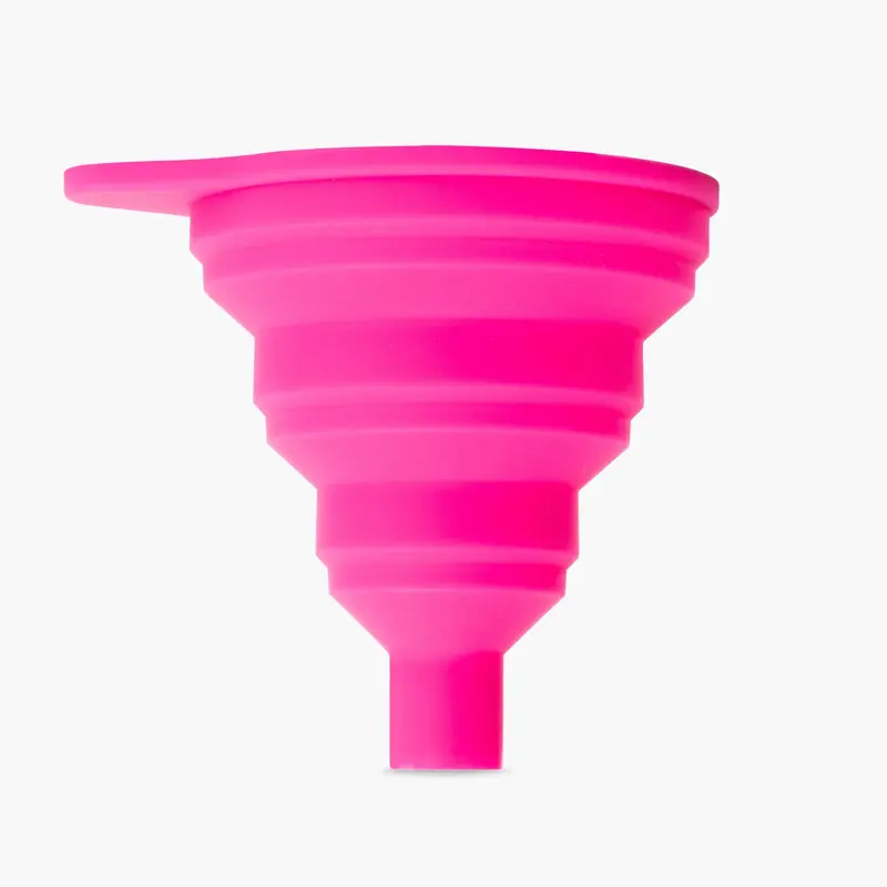 Compact Collapsible Silicone Funnel For On-The-Go Use 1