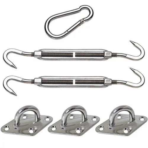 Coolaroo Extreme Stainless Steel Triangle Shade Sail Hardware Kit (Model 471927) 1