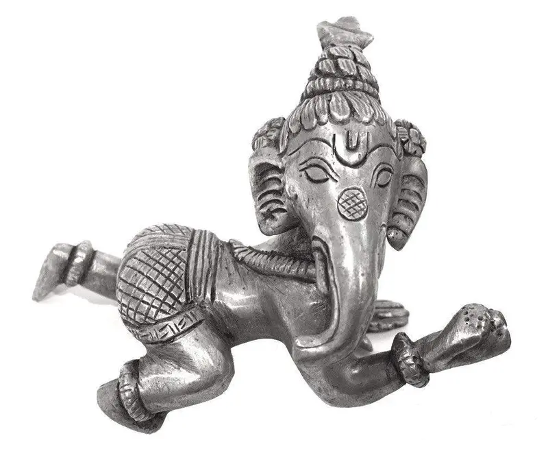 Crawling Ganesha Statue – Symbolic Ceramic Figure Representing Innocence And Wisdom 1