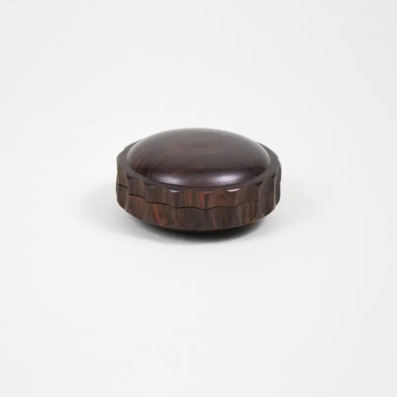Dale Chase Wide Fluted Ball-Shaped Turned Box 1
