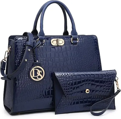 Dasein Work-Ready Satchel Tote With Coordinating Clutch 1