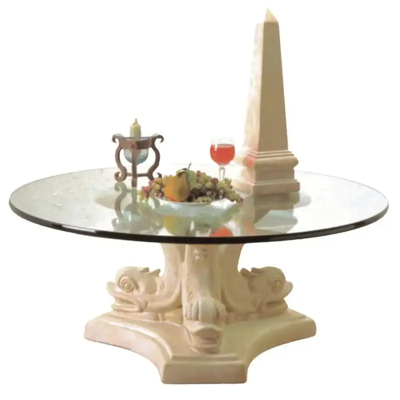 Dolphin Triple Cocktail Table Base – Compact Oceanic Design (17 In H) 1