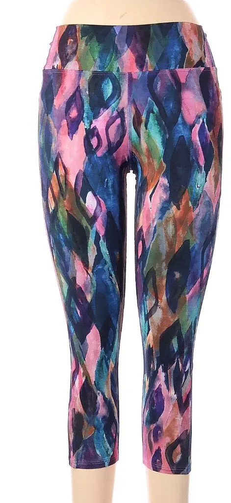Dona Jo Patterned High-Waisted Leggings – Size 2, $75 1