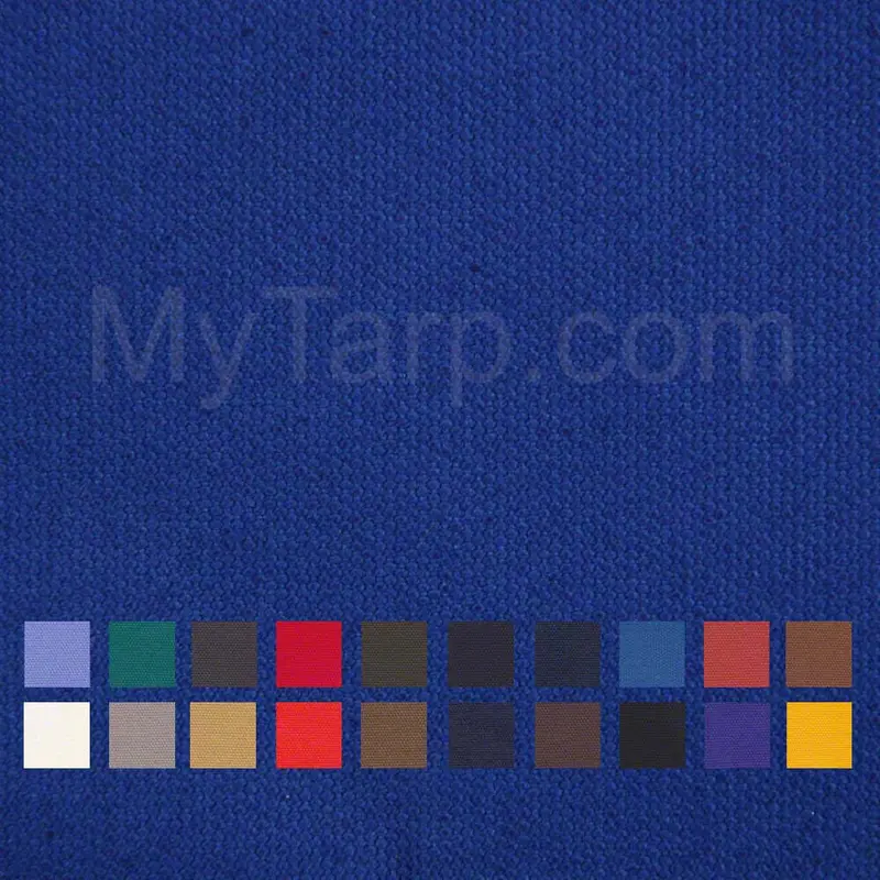 Dyed Cotton Duck Canvas Fabric Sample Swatch – #8 Weight 1