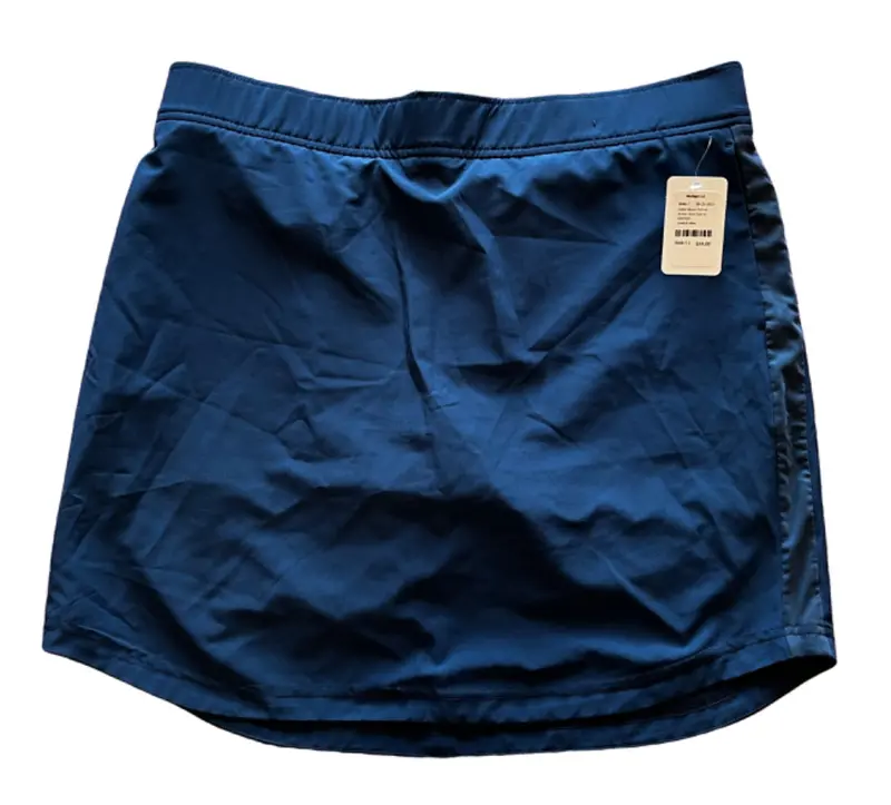 Eddie Bauer Active Pull-On Golf Skort – Black (Size Xl) 2