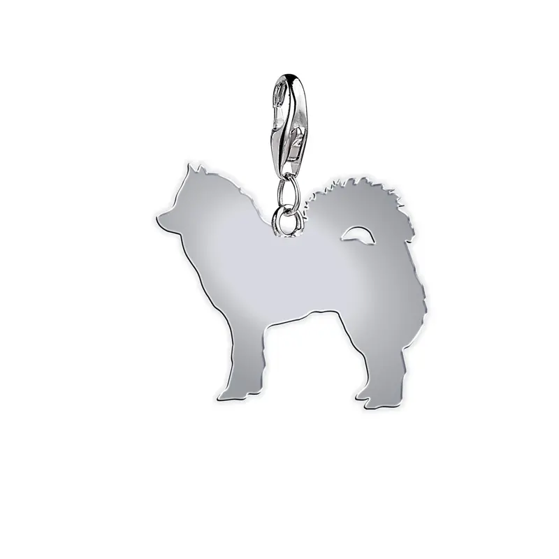 Eurasier Silver Charm – Refined Silhouette Pendant 1