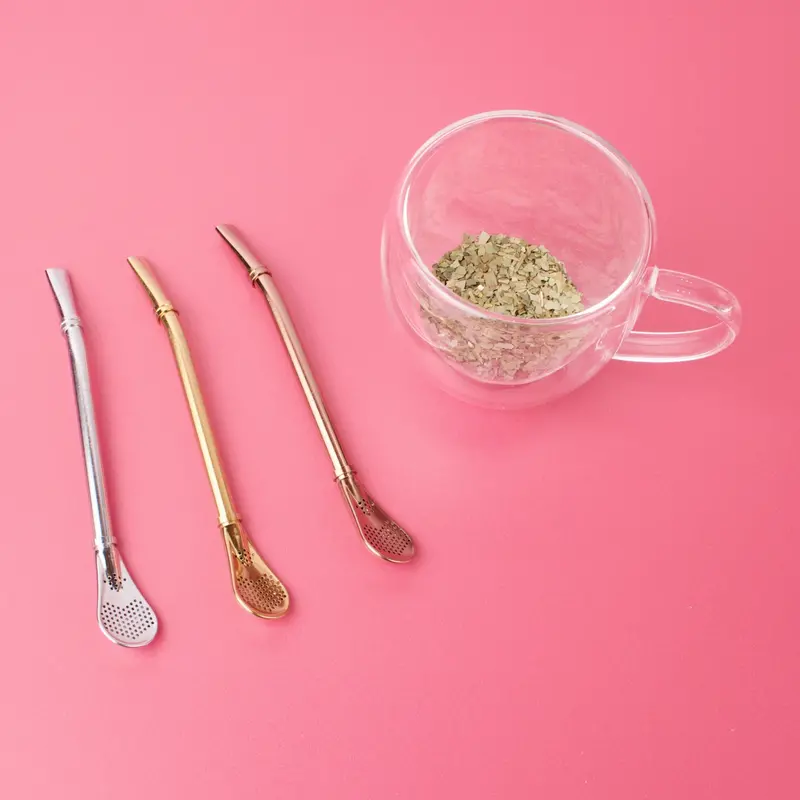 Filtered Yerba Mate Bombilla Straw – Personalized Stainless Steel 1