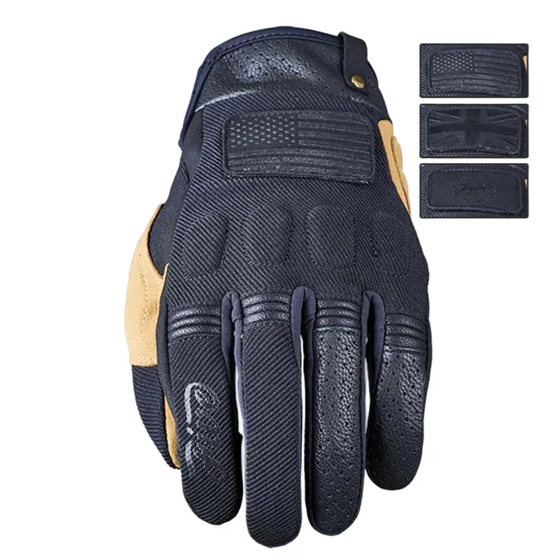 Five Gloves Scrambler Leather Motorcycle Riding Gloves 1