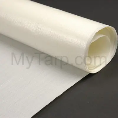 Flame-Retardant Poly Tarp Sample Swatch – 7 Oz Uv-Stabilized Polyethylene 1
