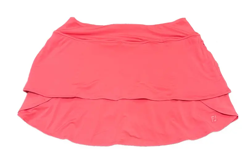 Footjoy Coral Layered Golf Skort With Modern Silhouette - Size Xl 1