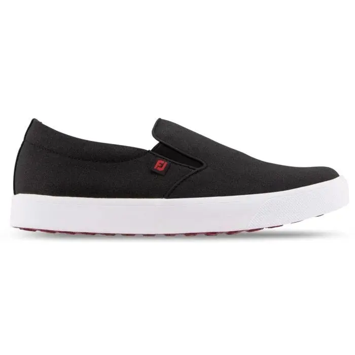 Footjoy Fj Sport Retro Slip-On Golf Shoes – Black, Size 7 1
