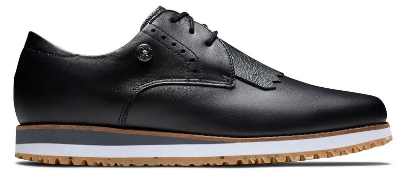 Footjoy Fj Sport Retro Women'S Golf Shoes – Black, Size 8 1