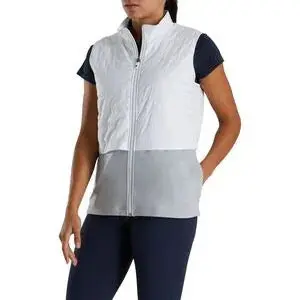 Footjoy White Insulated Layered Golf Vest For Women – Warmth And Style 1