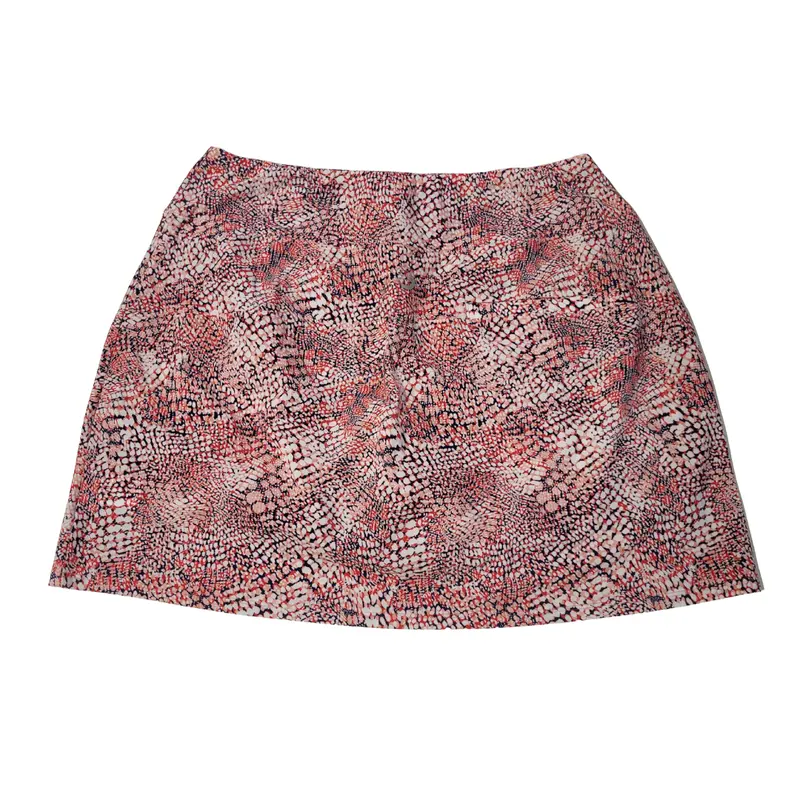 Foray Abstract Animal-Print Golf Skirt With Patch Pockets – New Arrival 1