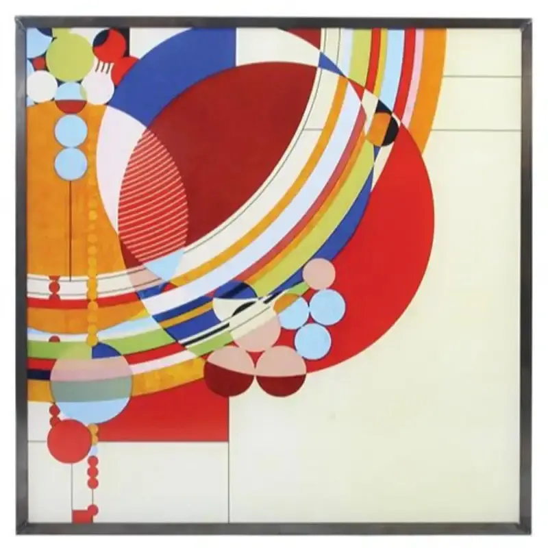 Frank Lloyd Wright March Balloons Abstract Stained Glass Artwork 1