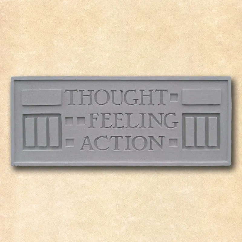 Frank Lloyd Wright'S 'Thought, Feeling, Action' Architectural Plaque – Larkin Building Design (14" W) 1