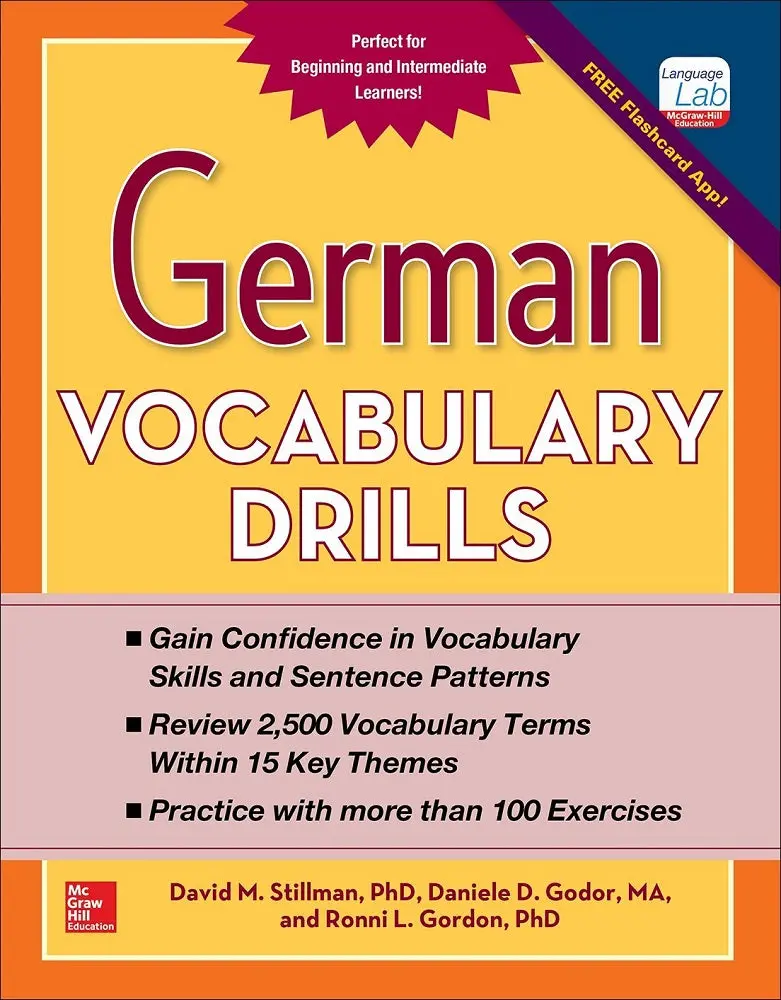 German Vocabulary Drills: Build Fluency With Essential Words And Phrases By Gilda Stillman | Isbn 9780071826143 | Mcgraw Hill 1