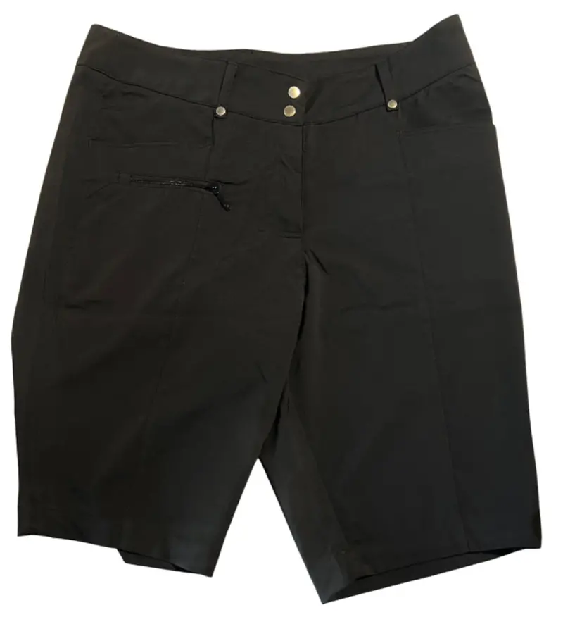 Ggblue Bogey Women'S Black Golf Shorts 1